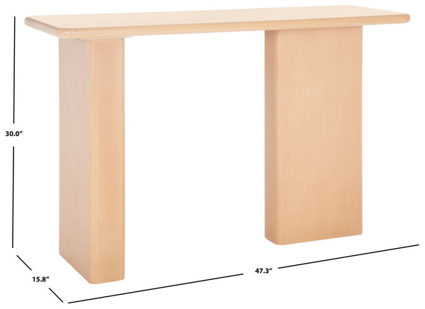 Safavieh Enyo Console Table Natural Wood CNS9703A