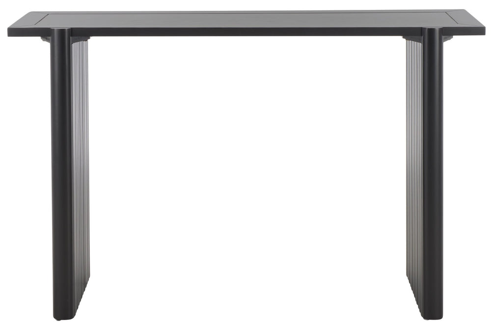 Safavieh Buckley Console Table: Rustic Charm Meets Modern Utility For Stylish Entryways And Living Spaces Black CNS9704B