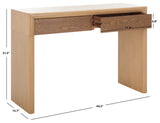 Safavieh Rune Console Table W/ Drawers Natural Mdf CNS9705A