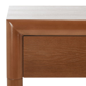 Safavieh Rune Console Table W/ Drawers Natural Brown Mdf CNS9705B