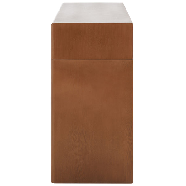 Safavieh Rune Console Table W/ Drawers Natural Brown Mdf CNS9705B