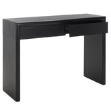 Safavieh Rune Console Table W/ Drawers Black Mdf CNS9705C