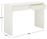 Safavieh Rune Console Table W/ Drawers Ivory Mdf CNS9705D