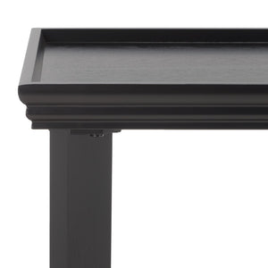 Safavieh Naios Console Table Black Pine, Mdf CNS9706A