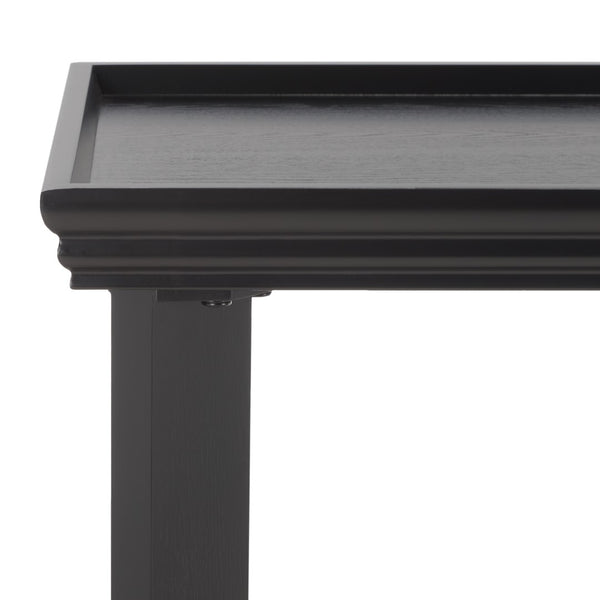 Safavieh Naios Console Table Black Pine, Mdf CNS9706A