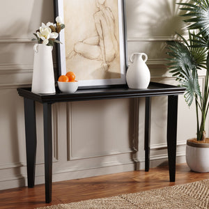 Safavieh Naios Console Table – Elegant Modern Design With Curved Legs For Entryway Or Living Room Style Black CNS9706A