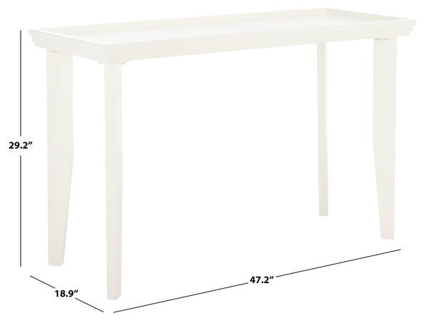 Safavieh Naios Console Table Ivory Pine, Mdf CNS9706B