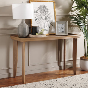 Safavieh Naios Console Table – Elegant Modern Design With Curved Legs For Entryway Or Living Room Style Sand CNS9706C