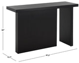 Safavieh Assana Console Table Black Pine/Mdf CNS9707A