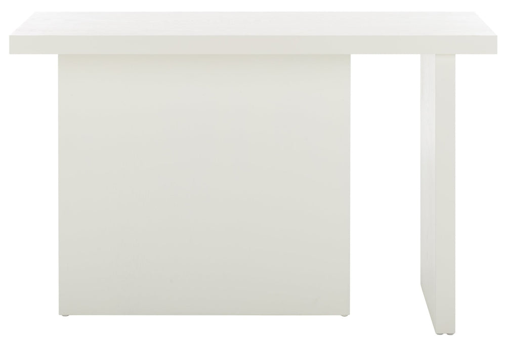 Safavieh Assana Console Table - Modern Sculptural Design For Entryways, Living Rooms, Or Home Offices Ivory CNS9707B