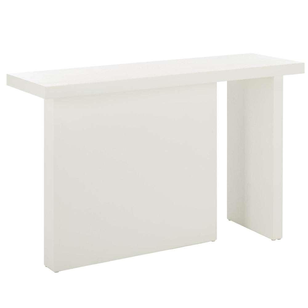 Safavieh Assana Console Table - Modern Sculptural Design For Entryways, Living Rooms, Or Home Offices Ivory CNS9707B