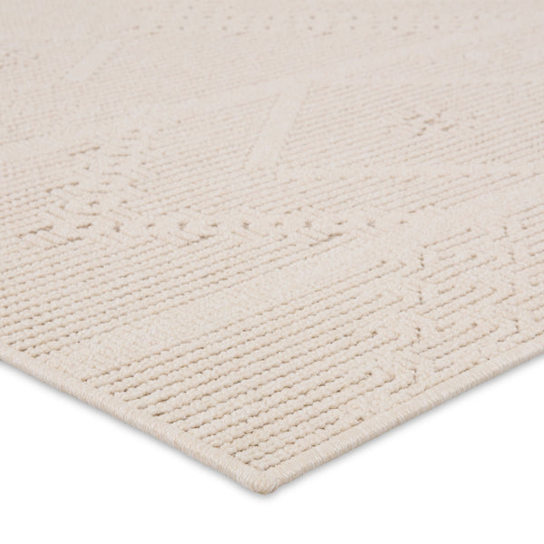Jaipur Living Vibe by Jaipur Living Cream Medallion Polypropylene Rug for Patio or Entryway 2' x 3' RUG157309