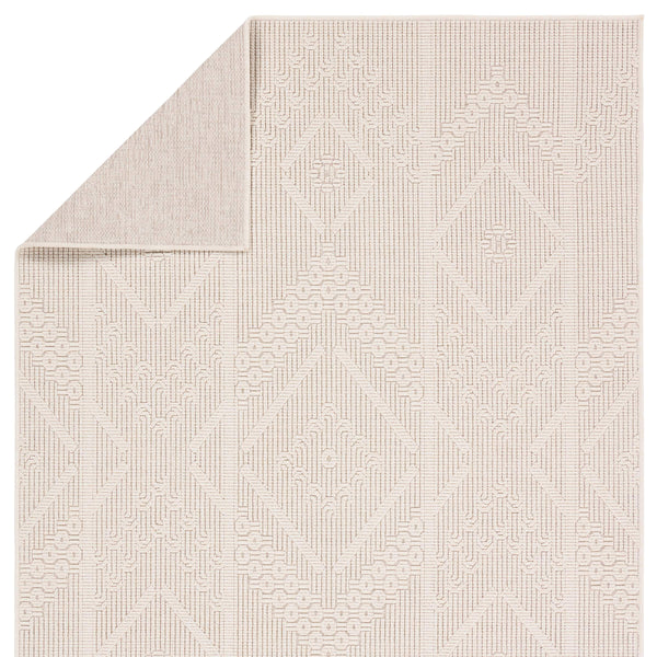 Jaipur Living Vibe by Jaipur Living Cream Medallion Polypropylene Rug for Patio or Entryway 2' x 3' RUG157309