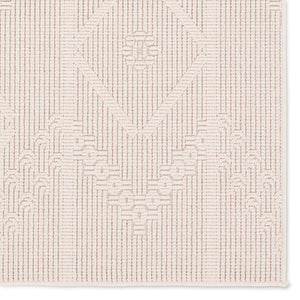 Jaipur Living Vibe by Jaipur Living Cream Medallion Polypropylene Rug for Patio or Entryway 2' x 3' RUG157309