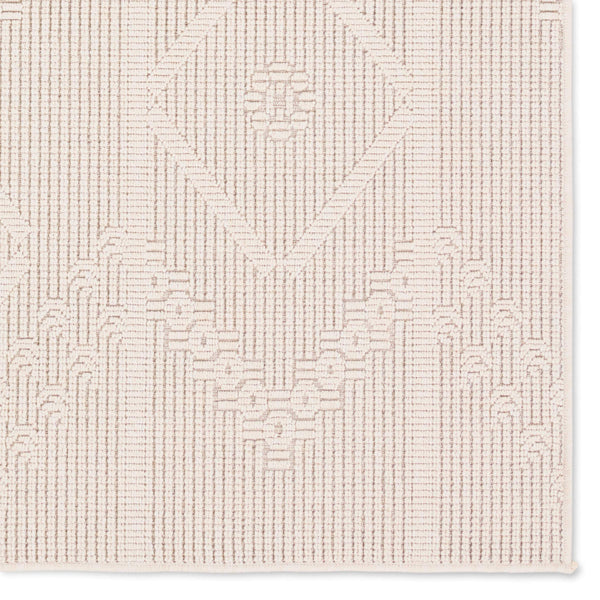 Jaipur Living Vibe by Jaipur Living Cream Medallion Polypropylene Rug for Patio or Entryway 2' x 3' RUG157309