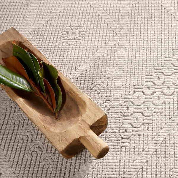 Jaipur Living Vibe by Jaipur Living Cream Medallion Polypropylene Rug for Patio or Entryway 2' x 3' RUG157309