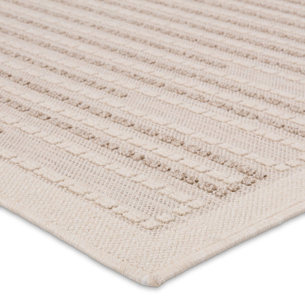 Jaipur Living Vibe by Jaipur Living Theorem Striped Polypropylene Rug for Indoor Outdoor Spaces 3' x 8' RUG157316