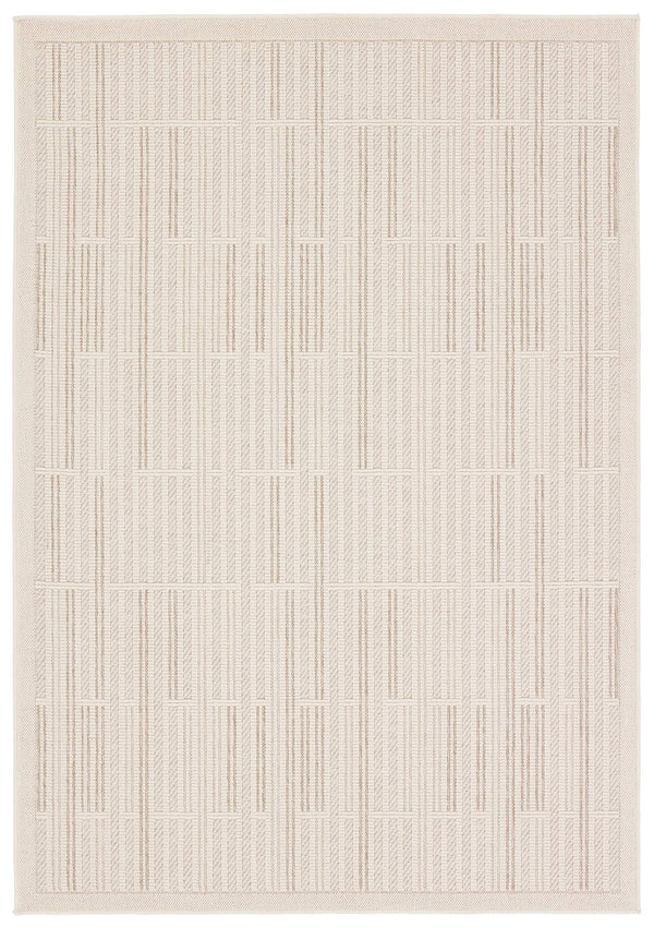 Jaipur Living Vibe by Jaipur Living Quantum Polypropylene Striped Indoor Outdoor Rug for Patio Entry 3' x 8' RUG157322