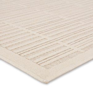 Jaipur Living Vibe by Jaipur Living Quantum Polypropylene Striped Indoor Outdoor Rug for Patio Entry 3' x 8' RUG157322
