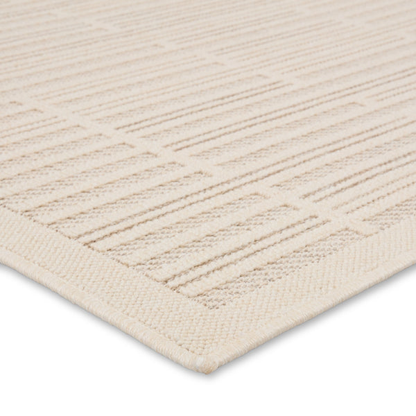 Jaipur Living Vibe by Jaipur Living Quantum Polypropylene Striped Indoor Outdoor Rug for Patio Entry 3' x 8' RUG157322