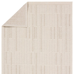 Jaipur Living Vibe by Jaipur Living Quantum Polypropylene Striped Indoor Outdoor Rug for Patio Entry 3' x 8' RUG157322