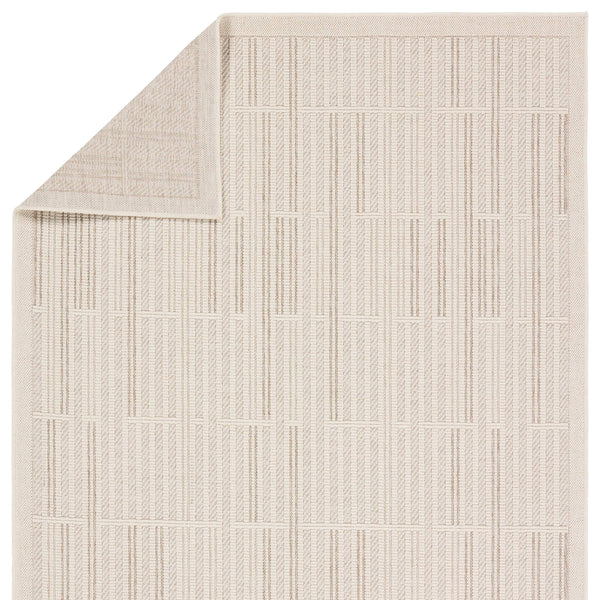 Jaipur Living Vibe by Jaipur Living Quantum Polypropylene Striped Indoor Outdoor Rug for Patio Entry 3' x 8' RUG157322