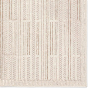 Jaipur Living Vibe by Jaipur Living Quantum Polypropylene Striped Indoor Outdoor Rug for Patio Entry 3' x 8' RUG157322