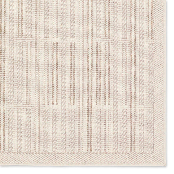 Jaipur Living Vibe by Jaipur Living Quantum Polypropylene Striped Indoor Outdoor Rug for Patio Entry 3' x 8' RUG157322