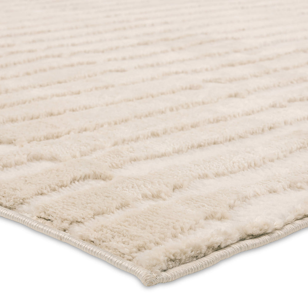 Jaipur Living Calix By Nikki Chu Terza Cnu02 Powerloomed Machinemade 70% Polypropylene 30% Polyester Contemporary Stripes Indoor Rug Ivory 70% Polypropylene 30% Polyester Rug159549