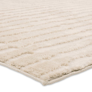 Jaipur Living Calix By Nikki Chu Terza Cnu02 Powerloomed Machinemade 70% Polypropylene 30% Polyester Contemporary Stripes Indoor Rug Ivory 70% Polypropylene 30% Polyester Rug159549
