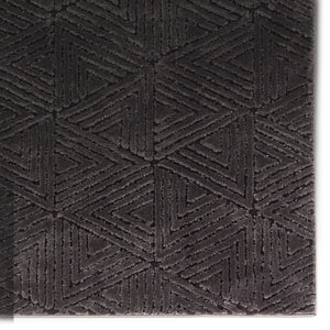 Jaipur Living Calix By Nikki Chu Ziazan Cnu04 Powerloomed Machinemade 70% Polypropylene 30% Polyester Geometric Geometric Indoor Rug Black 70% Polypropylene 30% Polyester Rug159565