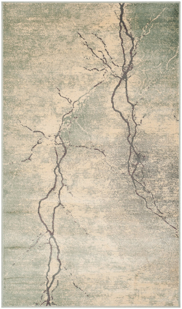 Safavieh Constellation Vintage Power Loomed Area Rug – Stylish Abstract Design For Contemporary Spaces Turquoise ,Multi 67.7% Viscose,20.6% Polyester,11.8% Cotton Cnv748-2224-3