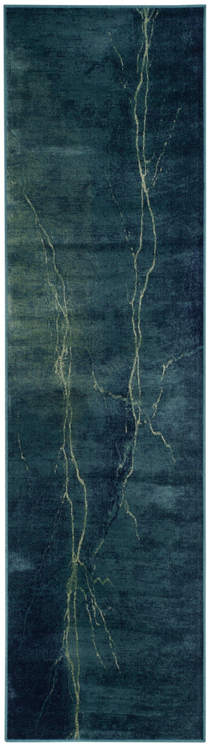 Safavieh Constellation Vintage Power Loomed Area Rug – Stylish Abstract Design For Contemporary Spaces Turquoise ,Multi 67.7% Viscose,20.6% Polyester,11.8% Cotton Cnv748-2224-3
