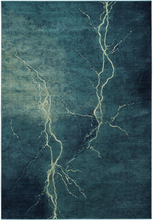 Safavieh Constellation Vintage Power Loomed Area Rug – Stylish Abstract Design For Contemporary Spaces Turquoise ,Multi 67.7% Viscose,20.6% Polyester,11.8% Cotton Cnv748-2224-3