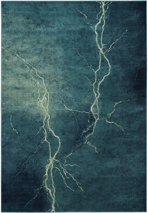 Safavieh Constellation Vintage Power Loomed Area Rug – Stylish Abstract Design For Contemporary Spaces Turquoise ,Multi 67.7% Viscose,20.6% Polyester,11.8% Cotton Cnv748-2224-3