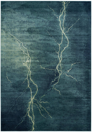 Safavieh Constellation Vintage Power Loomed Area Rug – Stylish Abstract Design For Contemporary Spaces Turquoise ,Multi 67.7% Viscose,20.6% Polyester,11.8% Cotton Cnv748-2224-3