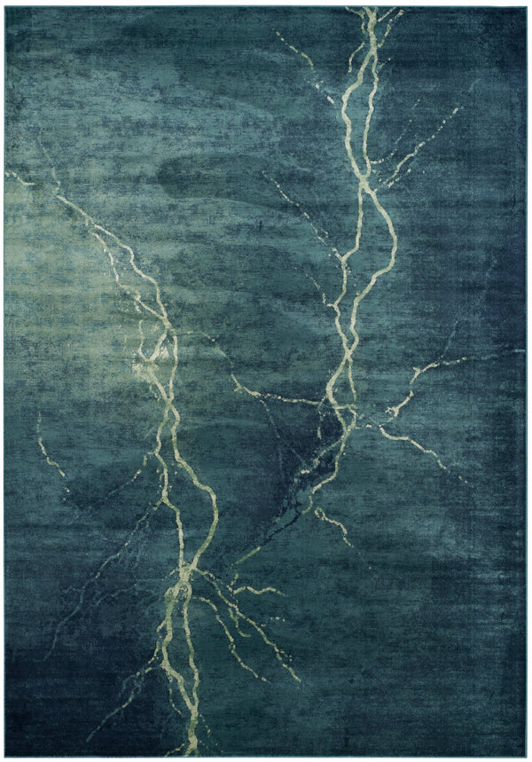 Safavieh Constellation Vintage Power Loomed Area Rug – Stylish Abstract Design For Contemporary Spaces Turquoise ,Multi 67.7% Viscose,20.6% Polyester,11.8% Cotton Cnv748-2224-3