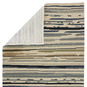 Jaipur Living Lauren Wan Jaipur Living Abstract Brushstroke Polypropylene Indoor Outdoor Runner Rug 3'6"X5'6" RUG101281