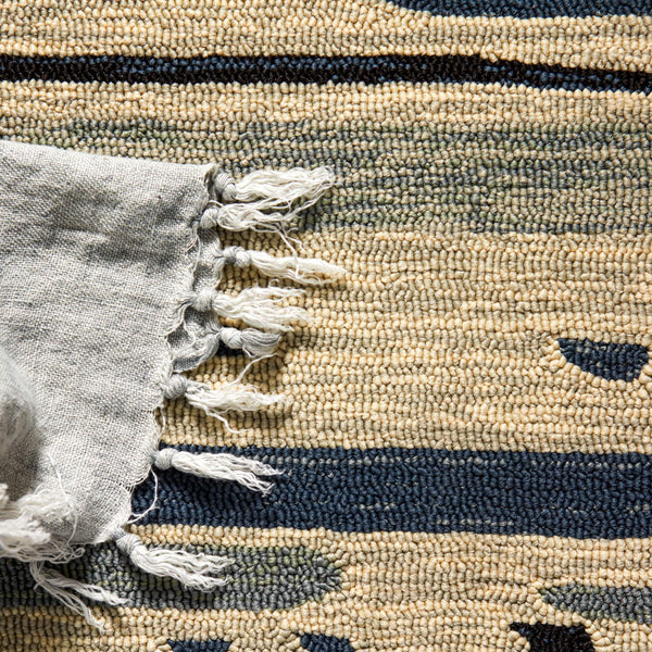 Jaipur Living Lauren Wan Jaipur Living Abstract Brushstroke Polypropylene Indoor Outdoor Runner Rug 3'6"X5'6" RUG101281