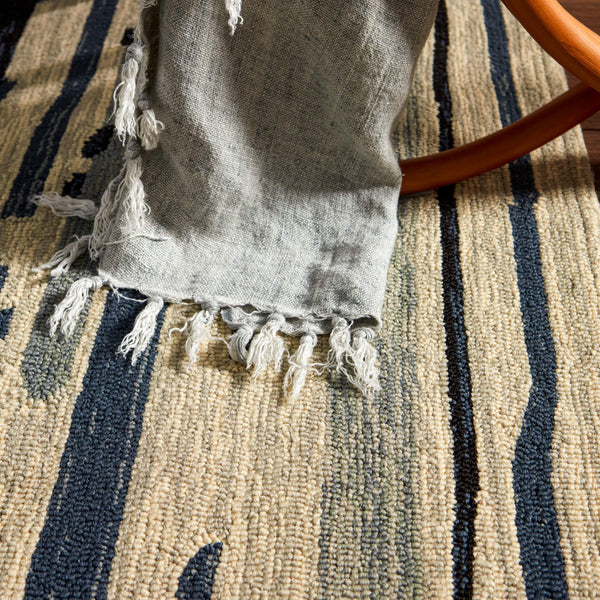 Jaipur Living Lauren Wan Jaipur Living Abstract Brushstroke Polypropylene Indoor Outdoor Runner Rug 3'6"X5'6" RUG101281