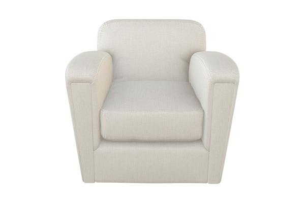 Moss Home Coco Chair - Timeless Club Chair Redefined For Modern Comfort And Stylish Interiors, Perfect Addition Ivory 100% Olefin Coco-cha-33-celivo