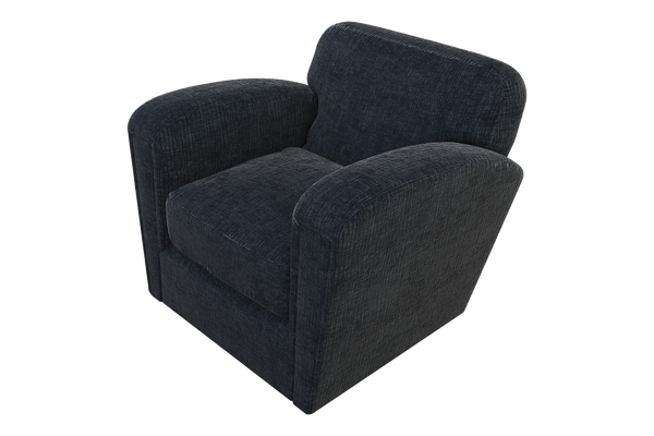 Moss Home Coco Chair - Timeless Club Chair Design Reimagined For Modern Comfort And Stylish Living Spaces Midnight 100% Polyester Coco-cha-33-covmid