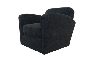 Moss Home Coco Chair - Timeless Club Chair Design Reimagined For Modern Comfort And Stylish Living Spaces Midnight 100% Polyester Coco-cha-33-covmid