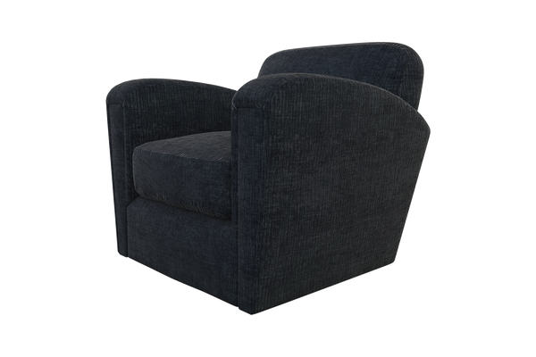 Moss Home Coco Chair - Timeless Club Chair Design Reimagined For Modern Comfort And Stylish Living Spaces Midnight 100% Polyester Coco-cha-33-covmid