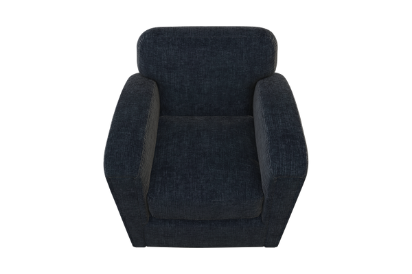 Moss Home Coco Chair - Timeless Club Chair Design Reimagined For Modern Comfort And Stylish Living Spaces Midnight 100% Polyester Coco-cha-33-covmid