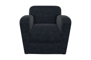 Moss Home Coco Chair - Timeless Club Chair Design Reimagined For Modern Comfort And Stylish Living Spaces Midnight 100% Polyester Coco-cha-33-covmid