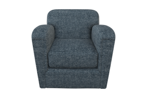 Moss Home Coco Chair - Modern Comfort Meets Timeless Design In A Luxurious Club Chair Experience For Your Home Chambray 100% Polyester Coco-cha-33-doucha