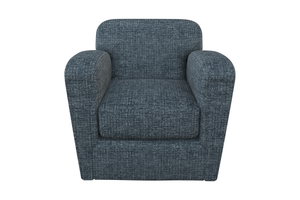 Moss Home Coco Chair - Modern Comfort Meets Timeless Design In A Luxurious Club Chair Experience For Your Home Chambray 100% Polyester Coco-cha-33-doucha
