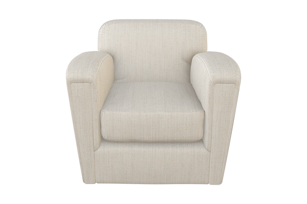 Moss Home Coco Chair - Modern Comfort Meets Timeless Design In A Luxurious Club Chair Experience For Your Home Linen 100% Polyester Coco-cha-33-doulin