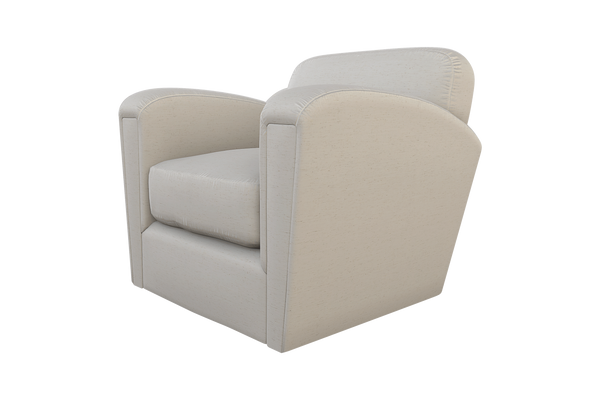 Moss Home Coco Chair – Modern Classic Club Chair In Luxurious Hot Seat Vanilla Fabric For Ultimate Comfort Vanilla 90% Polyester,10% Linen Coco-cha-33-hotvan